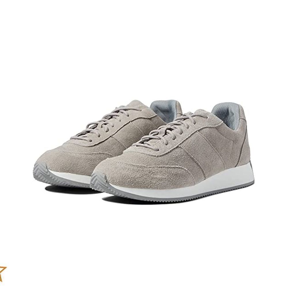 Eileen Fisher | Haste Casual Low Sneakers Beige Suede Lace Up Shoes | 7